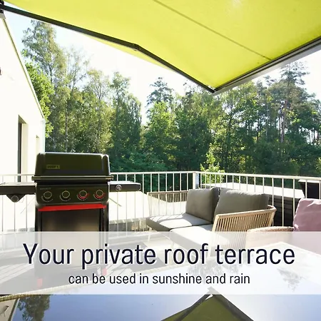 Baham-apartment - Including Hot Tub, Sauna, Massage Chair, Roof Terrace, Barbecue - Metro 15 Min, Exhibition Center 8 Min Walk